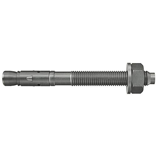 fischer FAZ II 12/10 R - Bolzenanker zum Befestigen von Fassaden Geländer Holzkonstruktionen in Beton mit Zulassung Edelstahl - 20 Stück - Art.-Nr. 50
