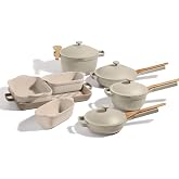 Our Place Ultimate Cookware Set, 18-Piece Nonstick Cookware &amp; Bakeware Set | Ceramic cookware set: Always Pan, Perfect Pot, spatulas, bakeware set &amp; griddle pan; nonstick; induction &amp; oven safe to 450&deg;F