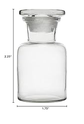 EISCO Reagent Bottle, 60ml - Wide Neck - Includes