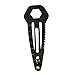 AOWA Multifunction Pin Hair Clip Ruler Cutter Screwdriver Keychain Self-defense Pocket Survival Tool Utility Party USE