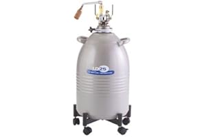 TAYLOR WHARTON Worthington 25LDB Liquid Nitrogen Storage Dewar, 25 L, 109 Day Static Hold time