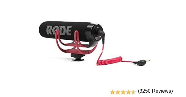 Rode VideoMic Go - Micrófono de condensador para cámara DSLR ...