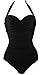 V'SHOW 1950s Elegant Inspired Retro Vintage One Piece Pin Up Monokinis Swimsuit(FBA)