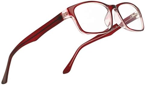 Blue Light Blocking Computer Gaming Glasses Anti Glare UV Protection Rectangle Eyeglasses By Magic Jing for Men and Women