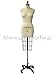 (ST-SIZE8) Model #601 Professional Dress Form Female Half Body Size 8 Collapsible shoulder
