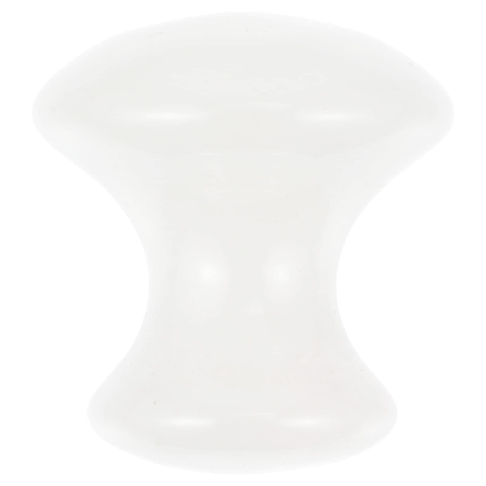 Artibetter Handmade Natural Crystal Quartz Mushroom Massage Tool 1.57 Inch Gua Sha Board for Facial Acupoint and Body Relaxation Spa