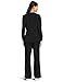 WonderWink Women's Four Way Stretch Sporty Snap Jacket, Black, Small