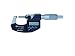 Mitutoyo 293-340-30 Digital Micrometer, Inch/Metric, Ratchet Thimble, 0-1" (0-25mm) Range, 0.00005" (0.001mm) Resolution, +/-0.00005" Accuracy, Meets IP65 Specifications