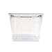 HOMZ Snaplock Clear Storage Bin with Lid