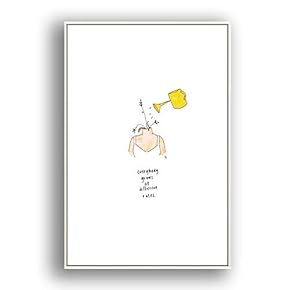 Framed Canvas Wall Art for Living Room, Bedroom Simple Words Canvas Prints for Modern Home Decoration Ready to Hang - 16"x24" inches
