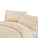 HiEnd Accents Embroidered Navajo Sheet Set, King, Cream
