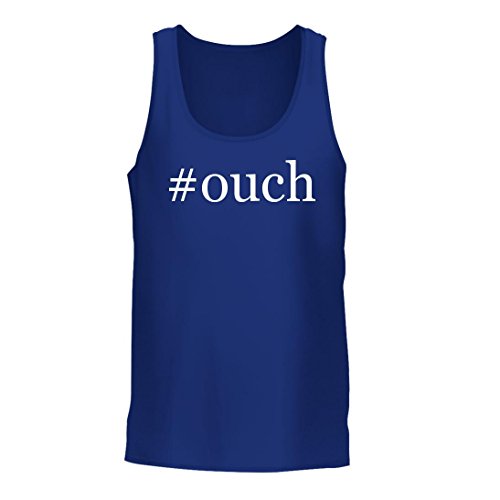 #ouch - A Nice Hashtag Men's Tank Top, Blue, Large