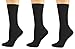 Women's Crew Rayon Derived from Bamboo Socks - Office & School Uniform Socks - 3 Pair Pack Solid Color