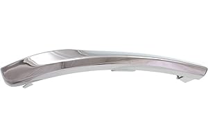 KARPARTS360 For Dodge Durango 2014 15 16 17 18 19 2020 Bumper Cover Molding Passenger Side | Front | Chrome | ABS Plastic | Replacement For CH1047105 | 5113736AB