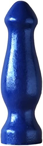 Crackstuffers Mushroom Head Anal Plug, Small, Blue