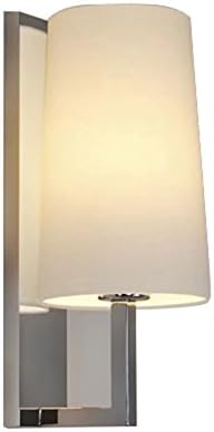 Modern Creative Wall Lamp Stainless Steel Base Fabric Lampshade Wall Lights With Switch Indoor Decoration Wall Sconce