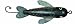 Rivers Edge Products Antique Fishing Lure Christmas Ornaments, Rustic Wood Lure Christmas Tree Decorations, 3 Inch Assortment Set for Fisherman or Fishing Lover