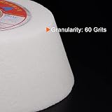 sourcing map Grinding Wheel 6 Inch 60 Grit Aluminum Oxide Cup White Corundum view 4