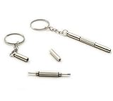 Premium-Quality Micro Precision Screwdriver Set - Eyeglasses, Sunglasses, Watches, Jewelry, Electronics, Repair Tool 3 in 1 Mini Stainless Steel Screwdriver Flat Head