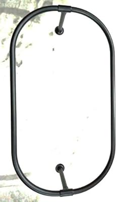 Luxury Oval Bathroom Ceiling Mounted Shower Curtain Rail Shower