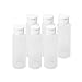 Jalousie 12 Pcs Plastic 2 oz Travel Containers 6 Clear Empty Spray Bottles and 6 Flip Cap Containers Refillable BPA Free