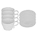 Evelots Silicone Baking Teacups With Saucers-Cupcake Mold-Tea Set-Reusable-Set/8