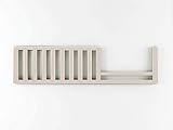 Evolur  Convertible Crib Toddler Guard Rail in Antique White, 7 Pound
