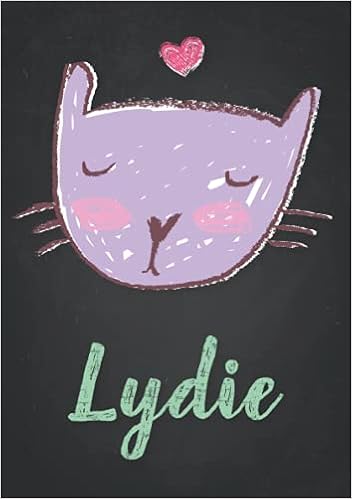 Amazon Com Lydie Carnet De Notes A5 Prenom Personnalise Lydie Cadeau D Anniversaire Pour Fille Femme Maman Copine Sœur Dessin De Chat Mignon 1 Format A5 14 8 X 21
