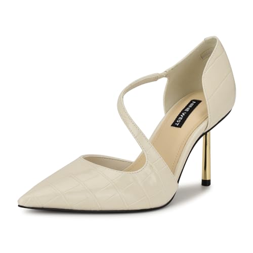 Nine West Womens Dolen, Cream, 9.5, Medium