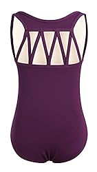 DANSHOW Girls’ M Straps Leotards for Dance Ballet