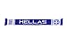 Greece Hellas Soccer Knit Scarf