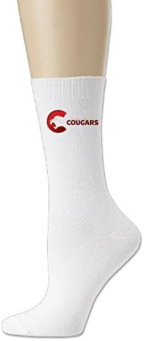 White PRINCE GEORGE COUGARS Photo Comfort Crew Cotton Socks For Men Size One Size