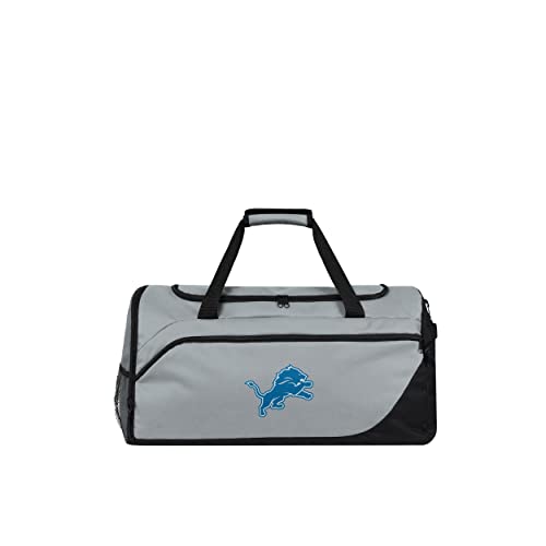 FOCO Detroit Lions NFL Solid Big Logo Duffle Bag