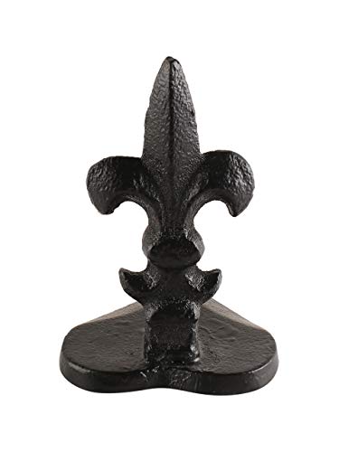 Ardour Heavy Duty Cast Iron Doorstops - Decorative Door Stopper - Stop Your Bedroom, Bath Doors - Fluer di Lis - Thumbnail 4