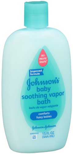 Johnson's Baby Soothing Vapor Bath For Colds, 15 Oz. (Pack of 2)