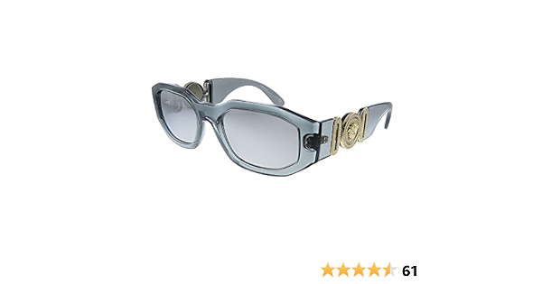 Amazon.com: Versace VE 4361 311/6G Transparent Grey Plastic Square  Sunglasses Grey Mirror Lens : Clothing, Shoes \u0026 Jewelry