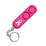 SABRE Personal Self-Defense Safety Alarm on Key Ring with LOUD Dual Alarm Siren Heard up to 300 ft/90 meters Away. To Use, Pull Metal Chain from Base
