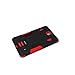 [iRhino] TM Black-RED Heavy Duty Rugged Impact Hybrid Case Cover with Build in Kickstand Protective Case for Samsung Galaxy Tab 4 8.0 inch T330 Tablet