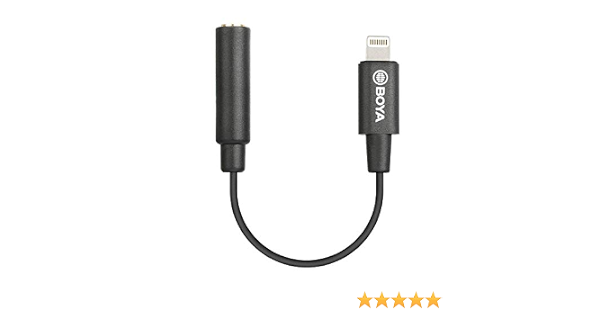 BOYA by-k8 Female 3.5mm TRS Microphone 