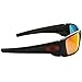 Oakley Men's Fuel Cell Scuderia Ferrari Sunglasses,Matte Black/Ruby Iridium,60 mm