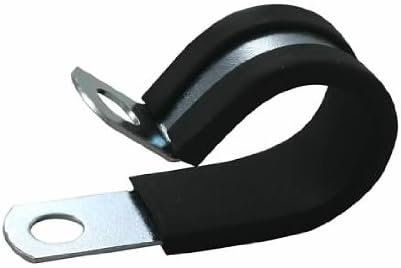 JT&T Products (4476F) - Santoprene Insulated Clamps with 1" Inner Diameter and 1/4" Mounting Hole, 10 Pcs.