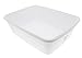 4SGM Sterilite Small White 8 Qt. Dish Pan - 14