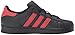 adidas Originals Kids' Superstar, Black/Scarlet/Gold Metallic, 10K M US Toddler
