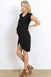 Hello Miz Color Block Asymmetrical Maternity