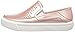crocs Girls' Citilane Roka Metallic SLP K Clog, Rose Dust, 3 M US Little Kid