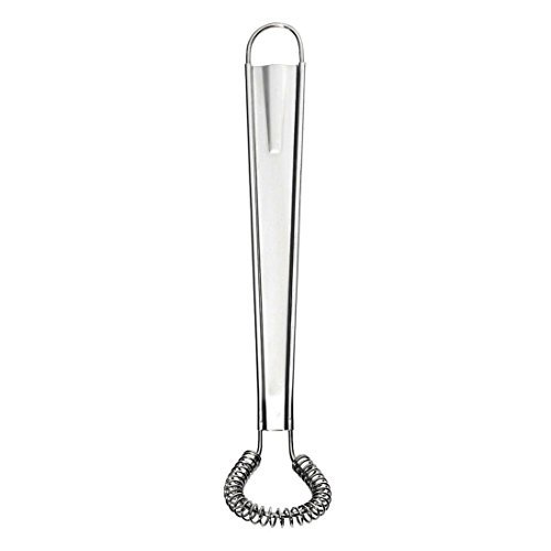 Best Utensils Stainless Steel Mini Egg Whisk Beater Handheld Milk Frother Foamer Foaming Creamy Coffee Mixer Spring Sauce Blender Kitchen Accessories, Pack Of 2