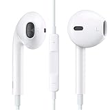 Apple EarPods in-Ear Earbuds with Mic and Remote Earbud Headphones iPhone iOS, White (Renewed)