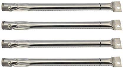 HLC BBQ Replacement Straight Stainless Steel Pipe Burner for Brinkmann, Charmglow, Charmglo, Uniflame Model Grills