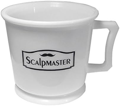 Scalpmaster Professional Shaving Mug white