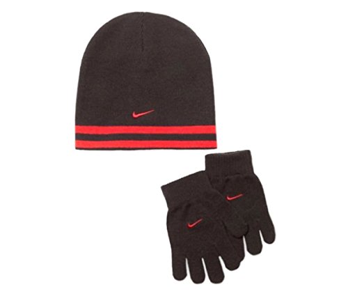 red nike skull cap